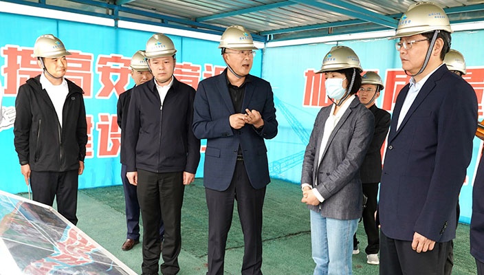 市領(lǐng)導(dǎo)調(diào)研水工科技館布展和山陽湖片區(qū)規(guī)劃設(shè)計情況